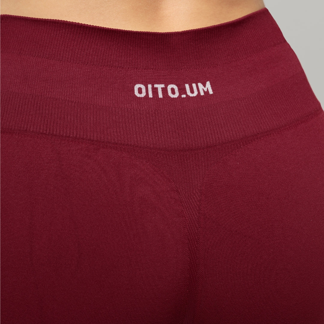 Calções Perfect Fit Low Waist Wine