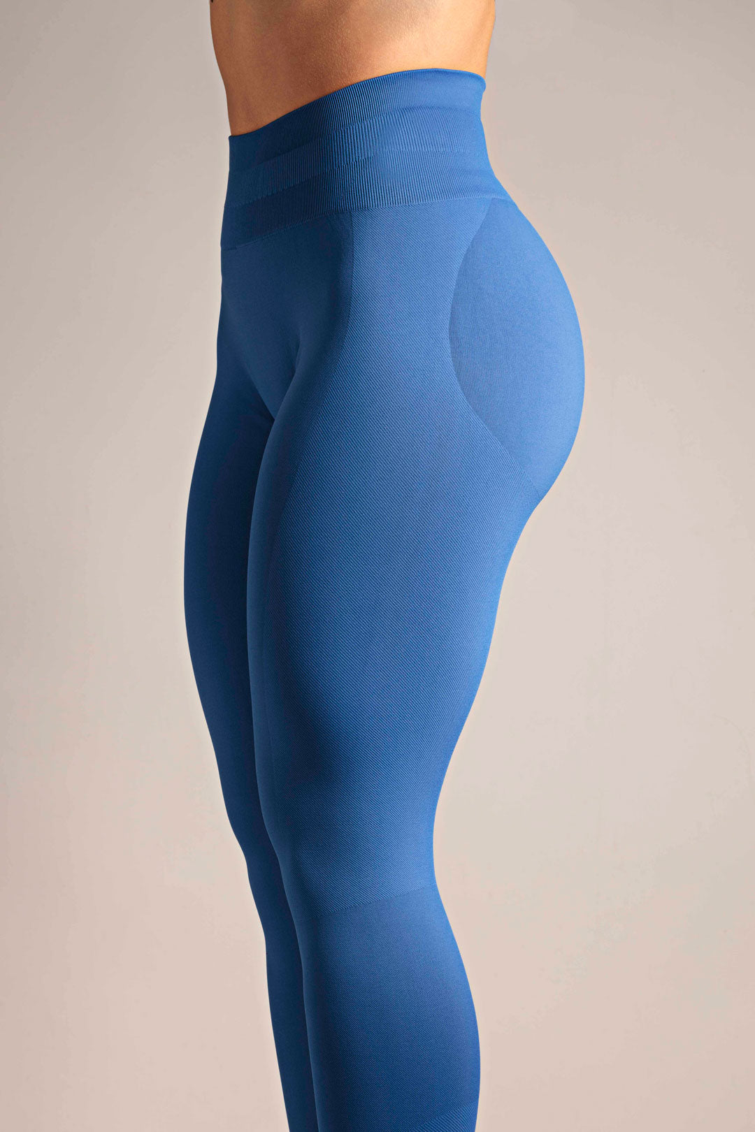 Leggings azules push-up de ajuste perfecto