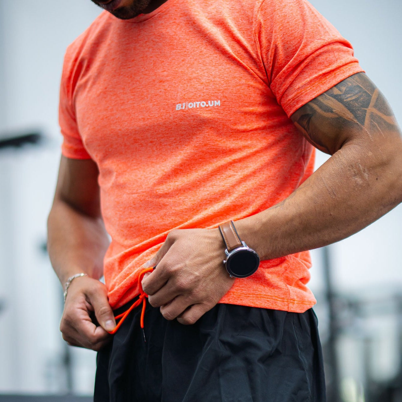 T-Shirt Running Milan Laranja