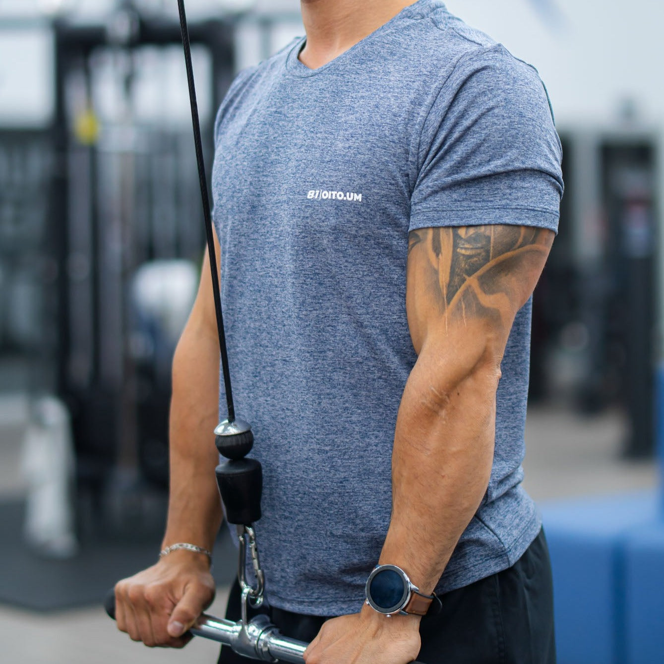 Milan Blue Running T-Shirt