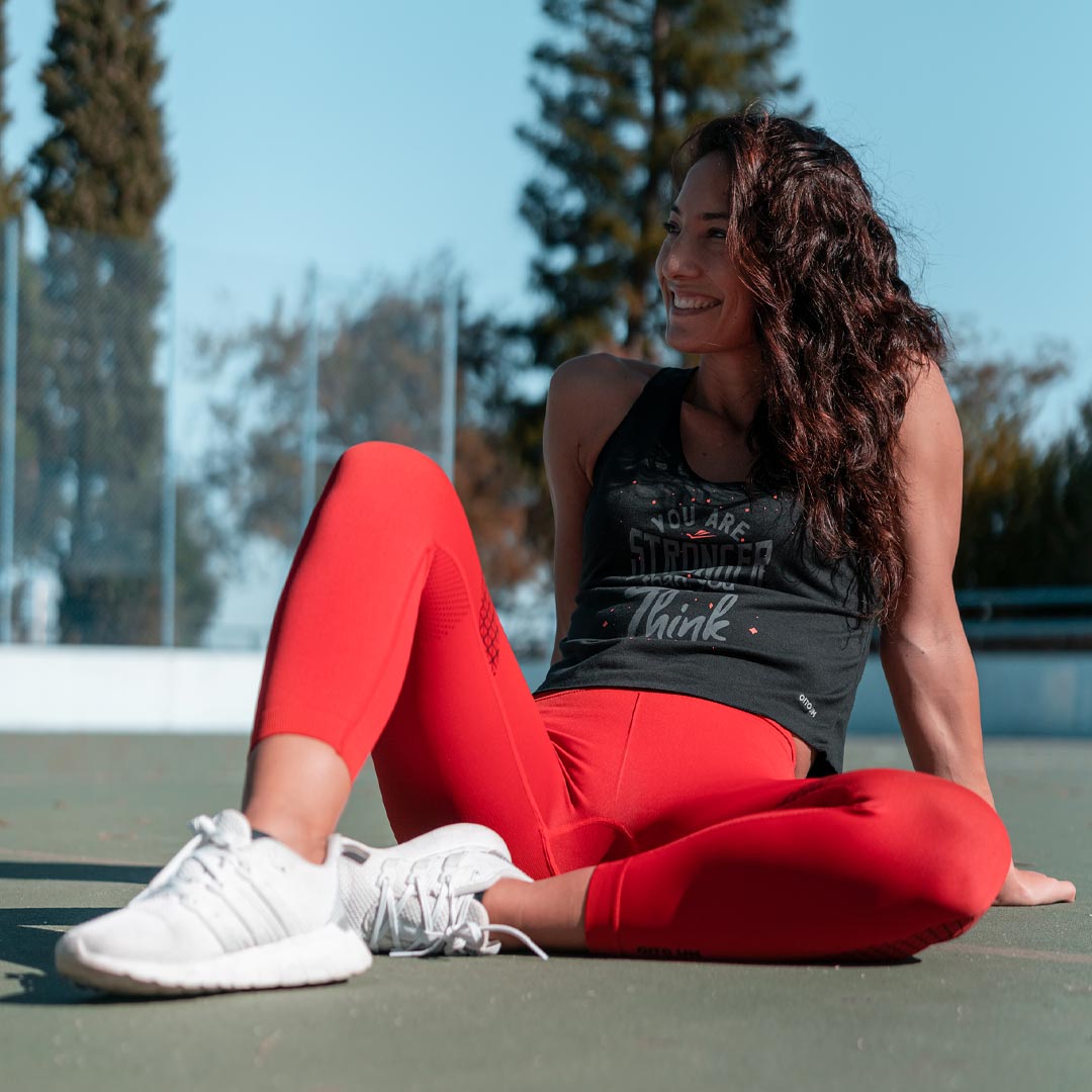 Diamond Red Leggings