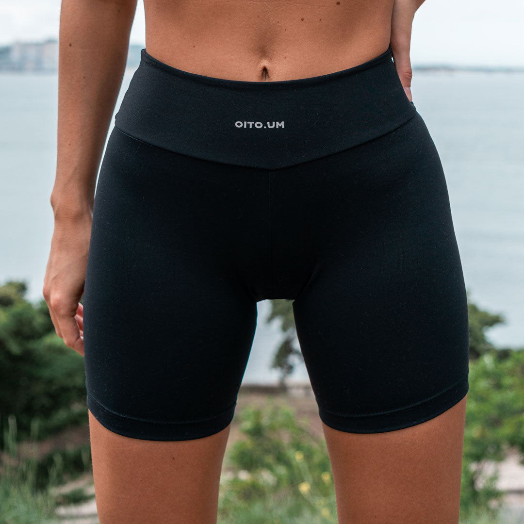 pantalones cortos negros