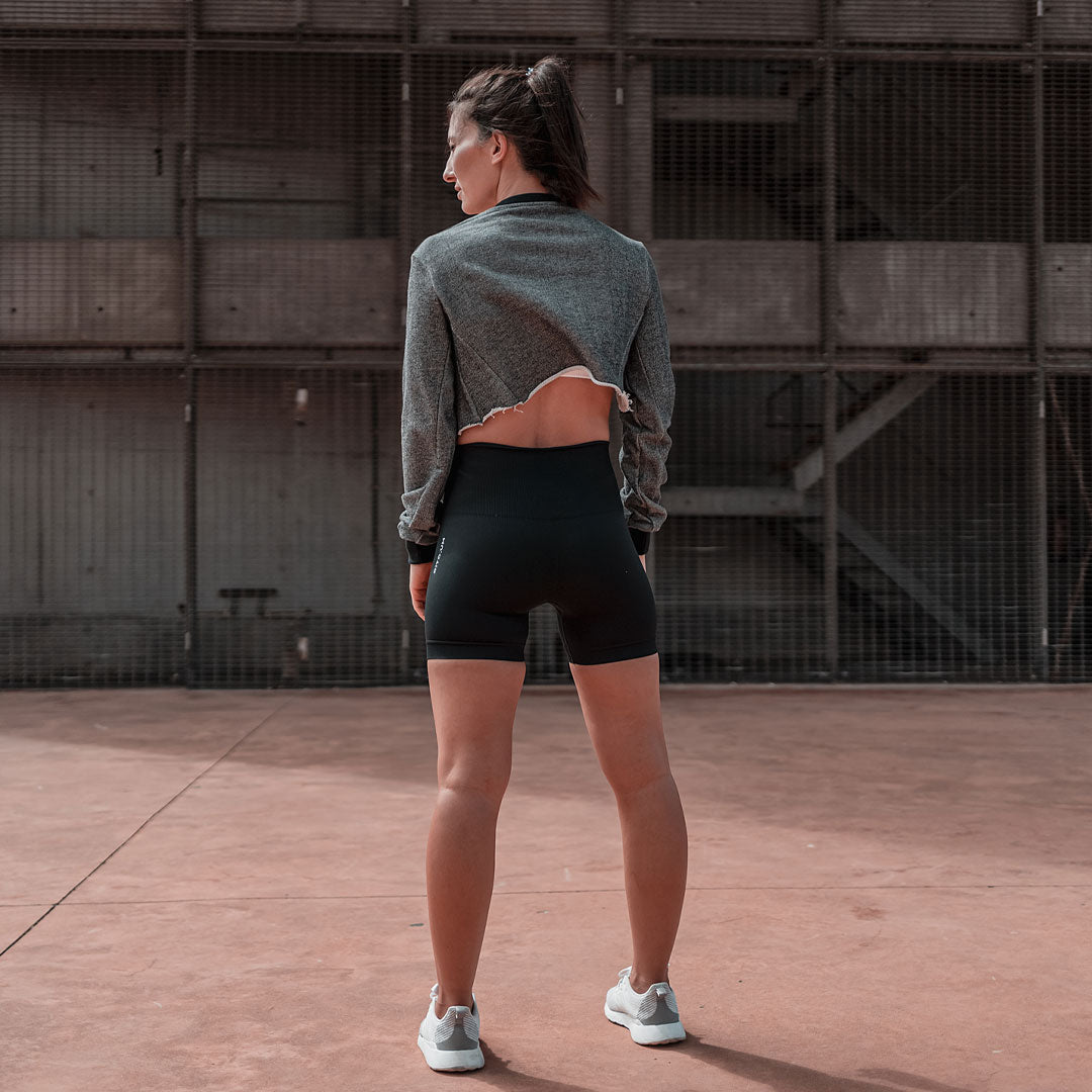 Run Black Shorts