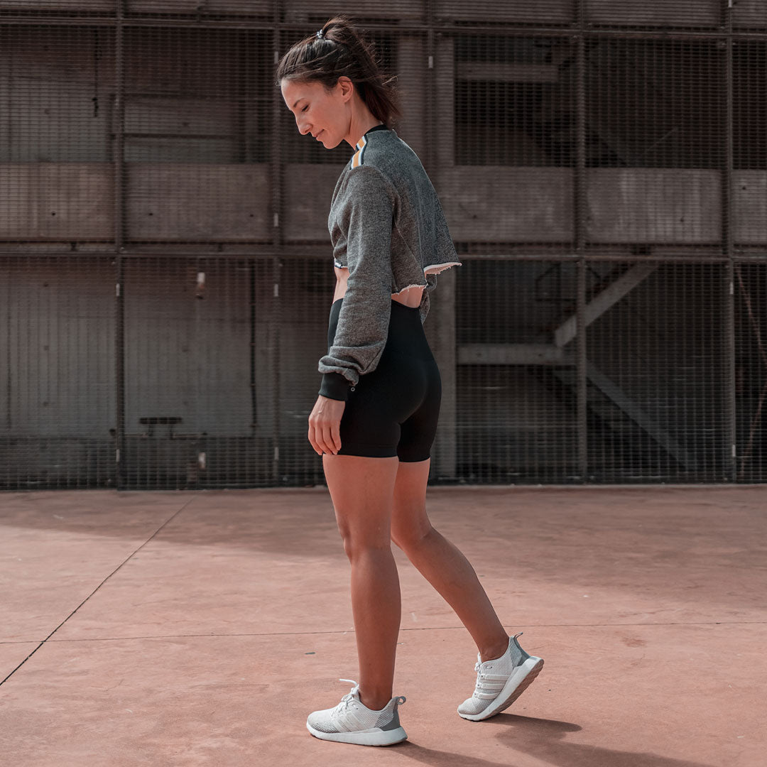 Run Black Shorts