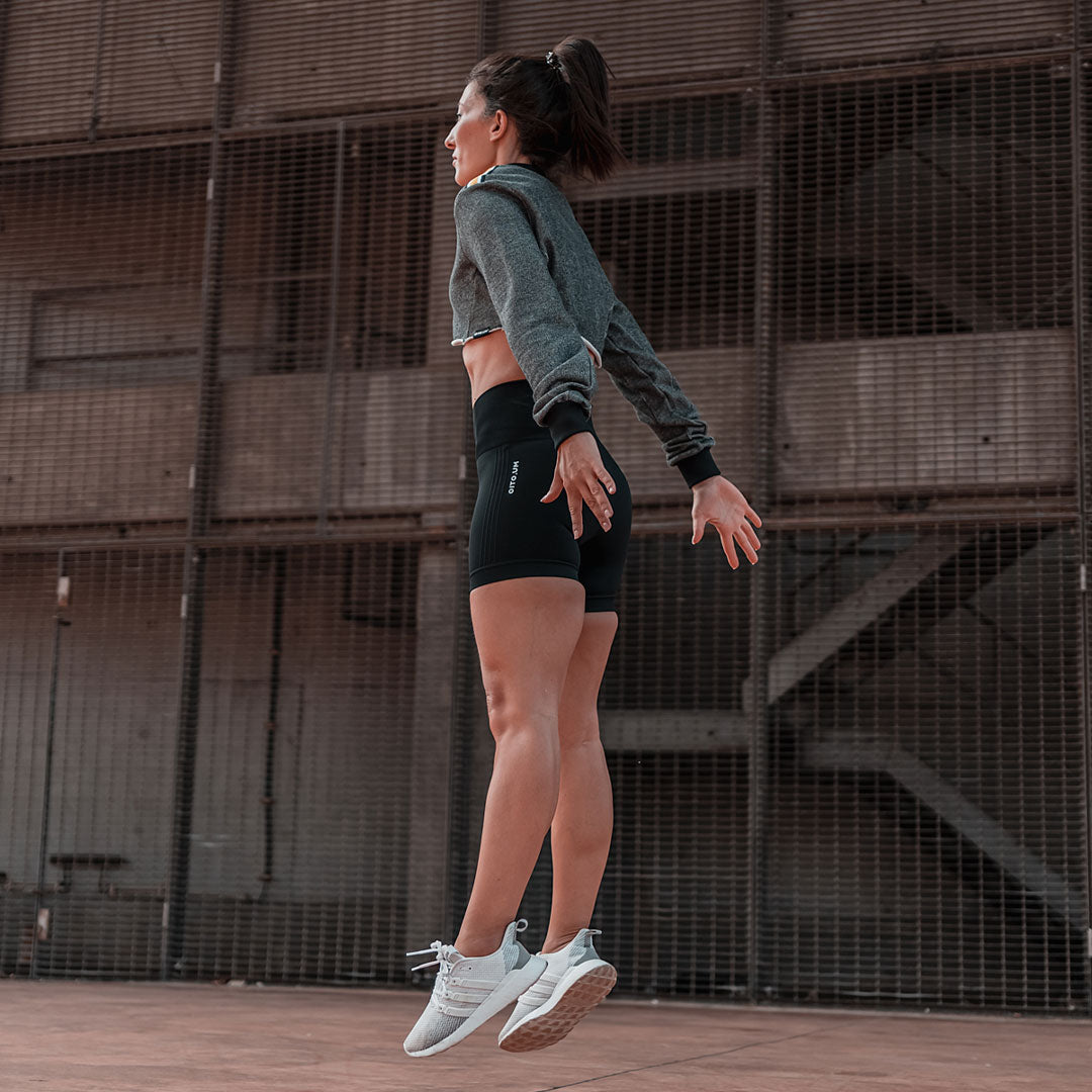 Run Black Shorts