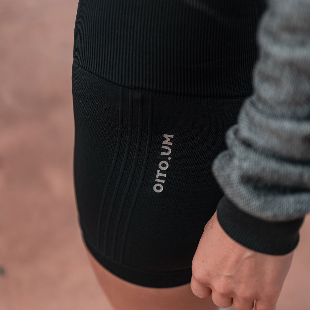 Run Black Shorts