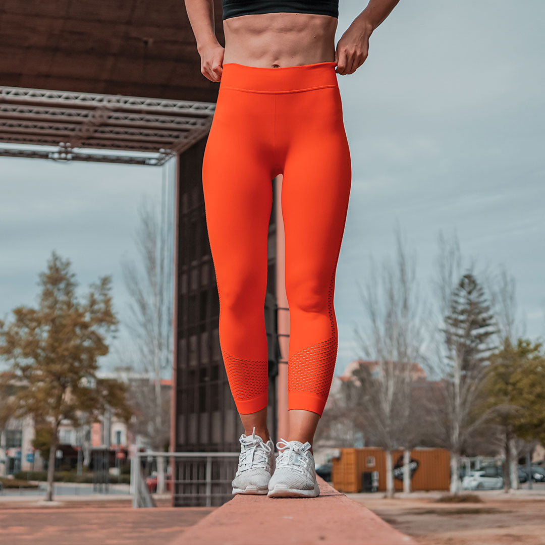 Leggings Capri Orange