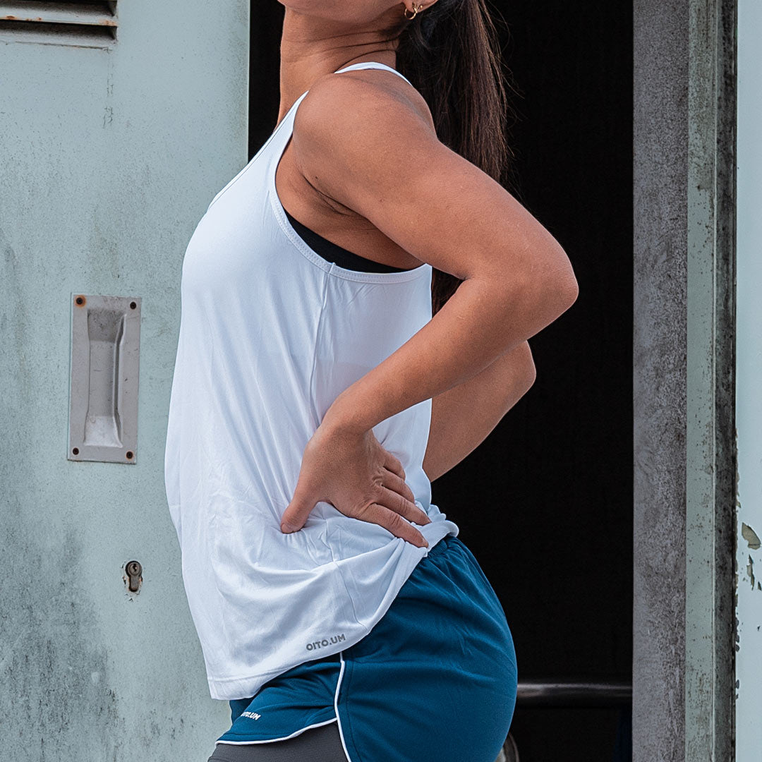 soft skin white tank top