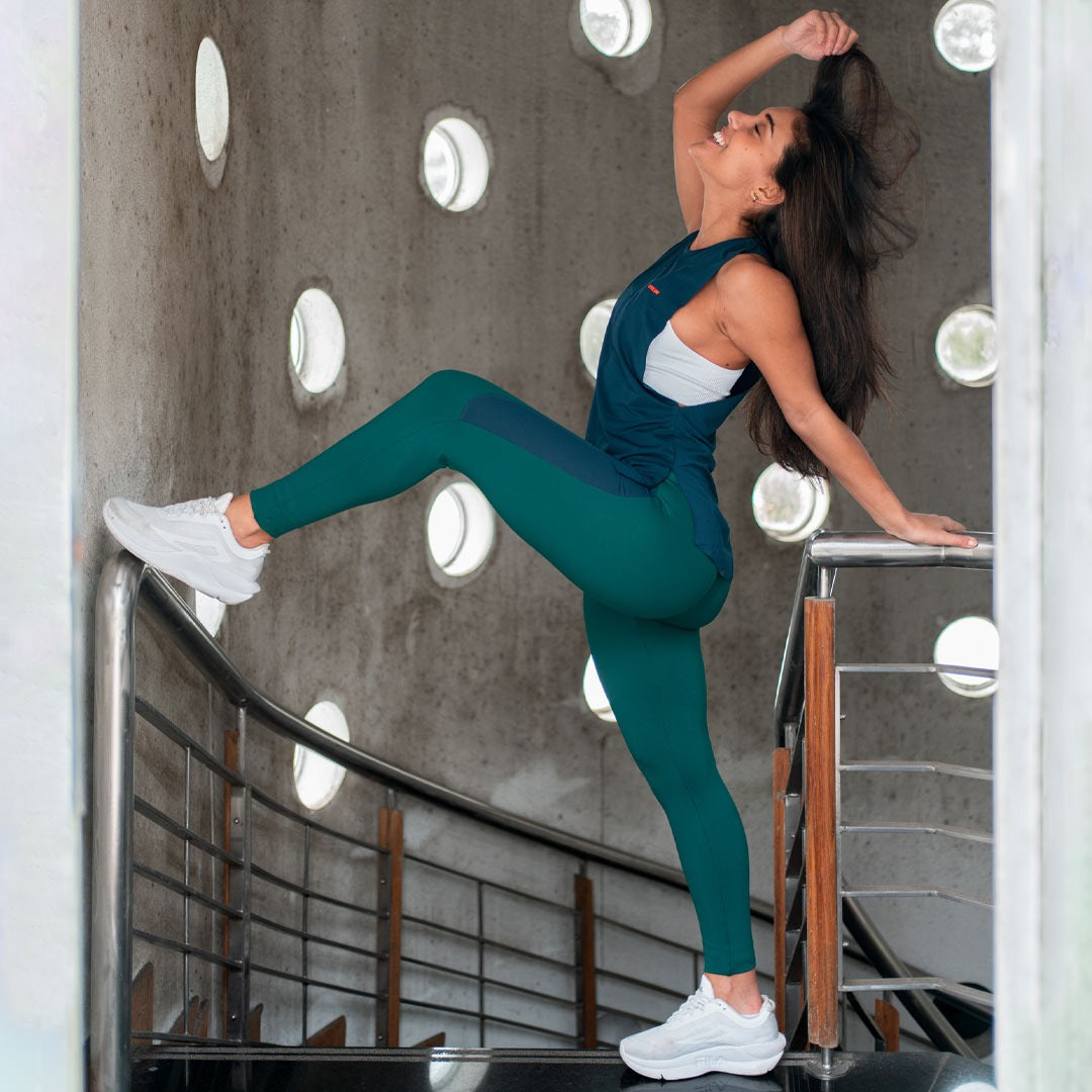 leggins verdes listos