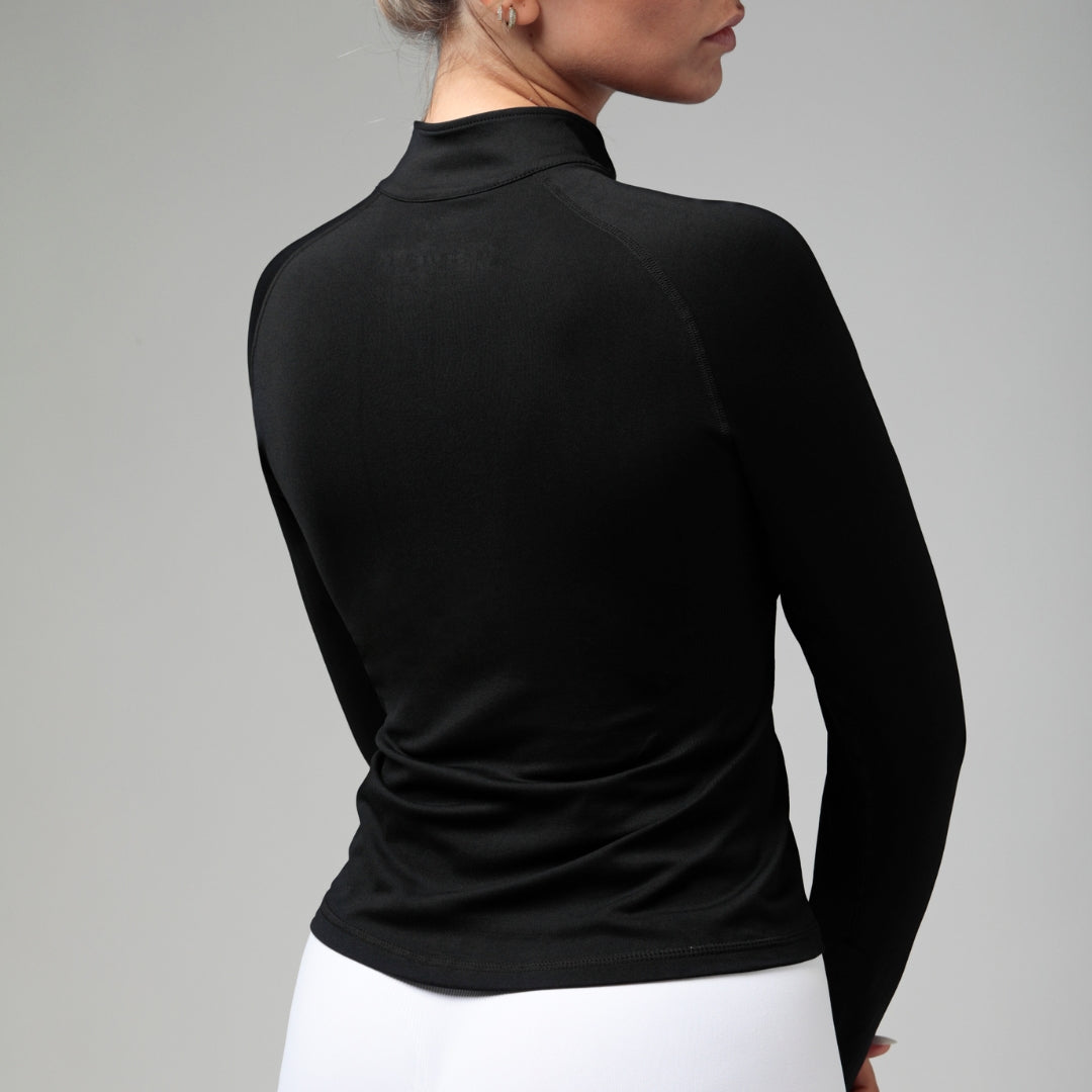 Etiqueta de ajuste perfecto uno negra