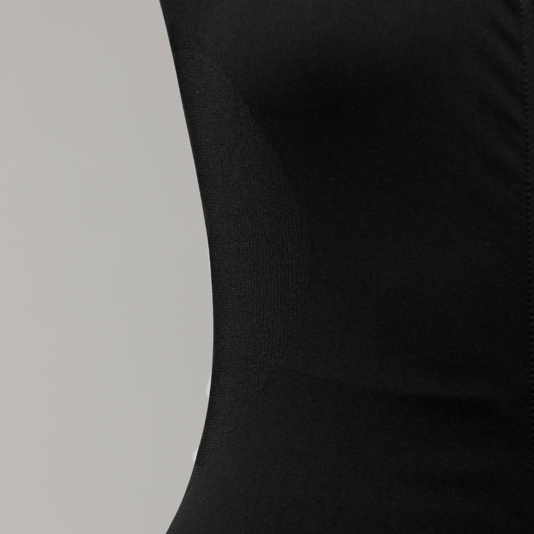 Etiqueta de ajuste perfecto uno negra