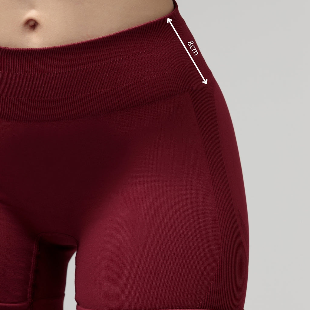 Calções Perfect Fit Low Waist Wine