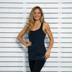 Verona Black Tank Top