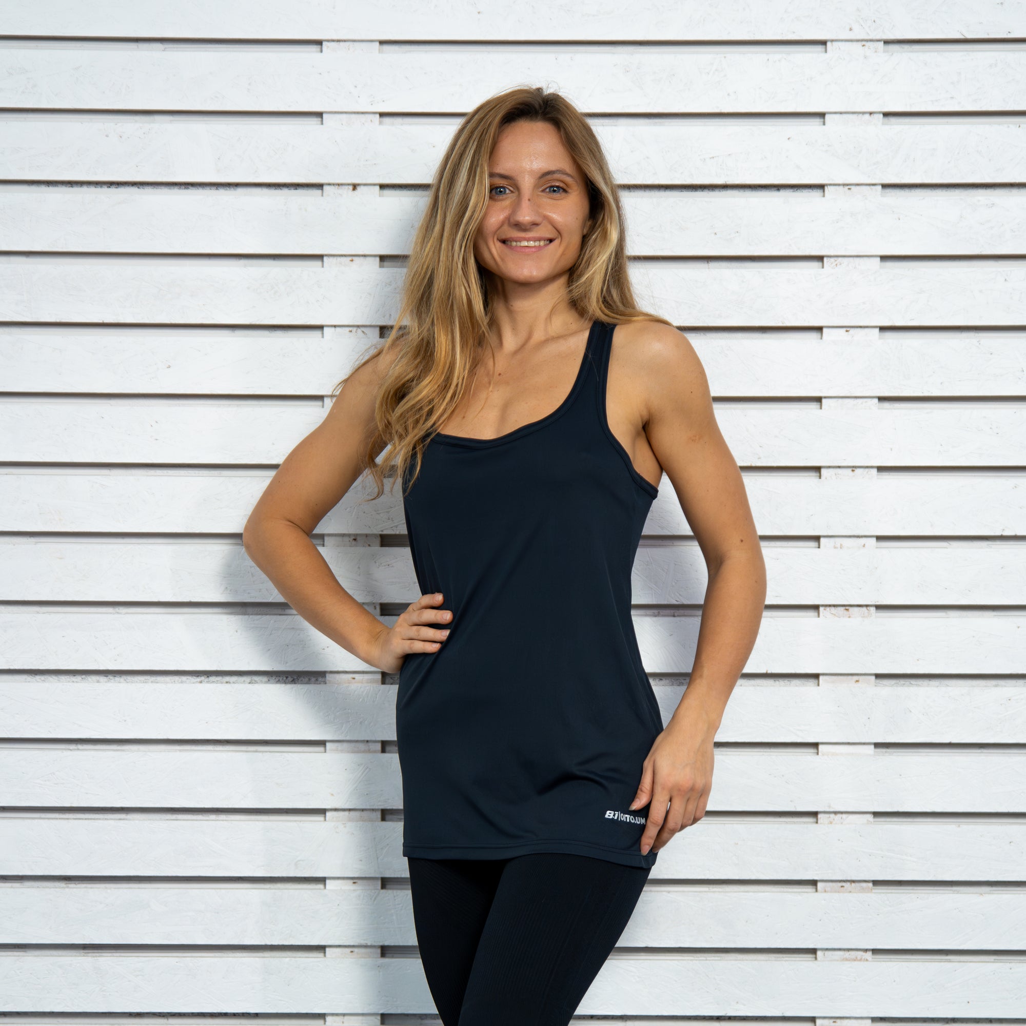 Verona Black Tank Top