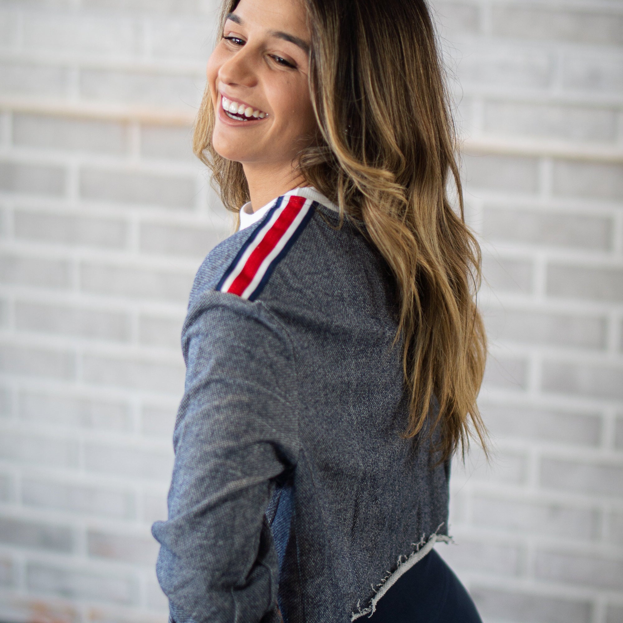 Crop Spring Blue