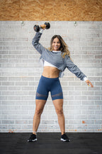 Crop Spring Blue