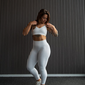 White Monaco Leggings