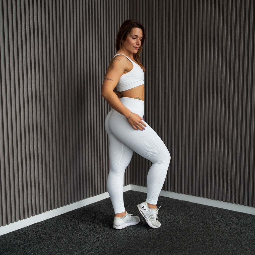 White Monaco Leggings