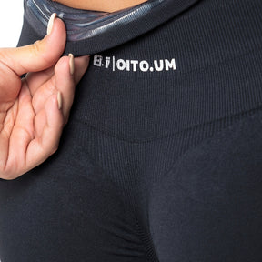 Leggings Push-Up Black + Crop Top Eva