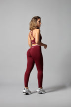Leggings Perfect Fit Low Waist Wine