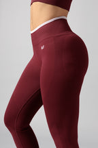 Leggings Perfect Fit Low Waist Wine