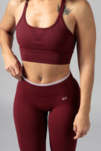 Leggings Perfect Fit Low Waist Wine