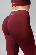 Leggings Perfect Fit Low Waist Wine