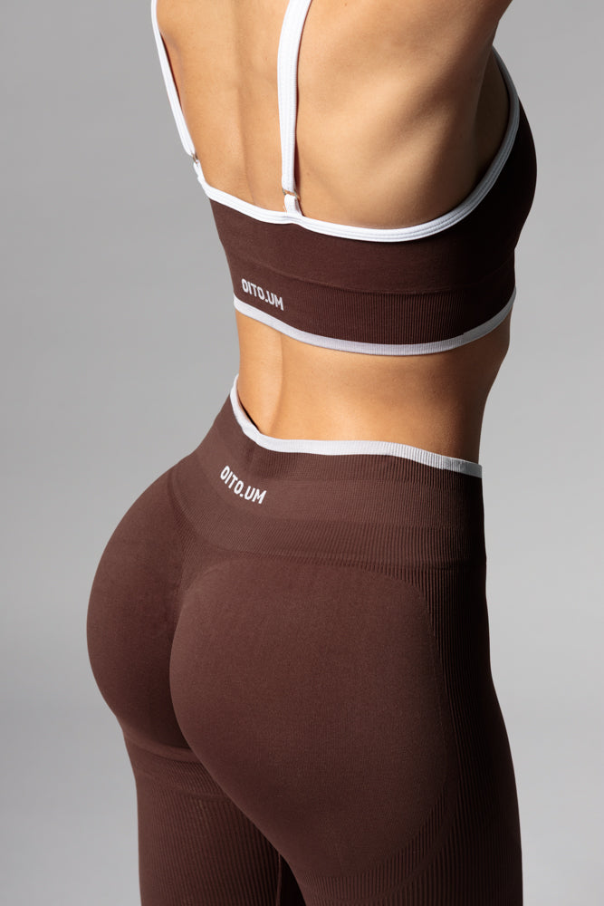 Leggings Perfect Fit Low Waist Brown