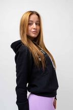 Sudadera acogedora negra Pyxis