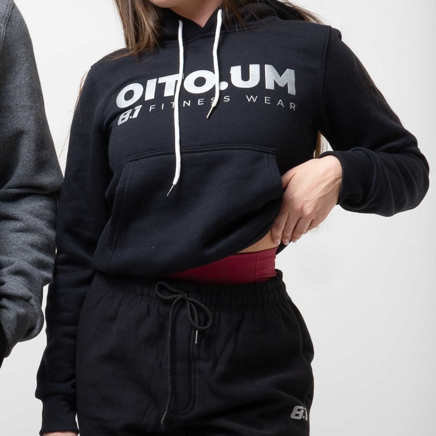 Sudadera acogedora negra Pyxis