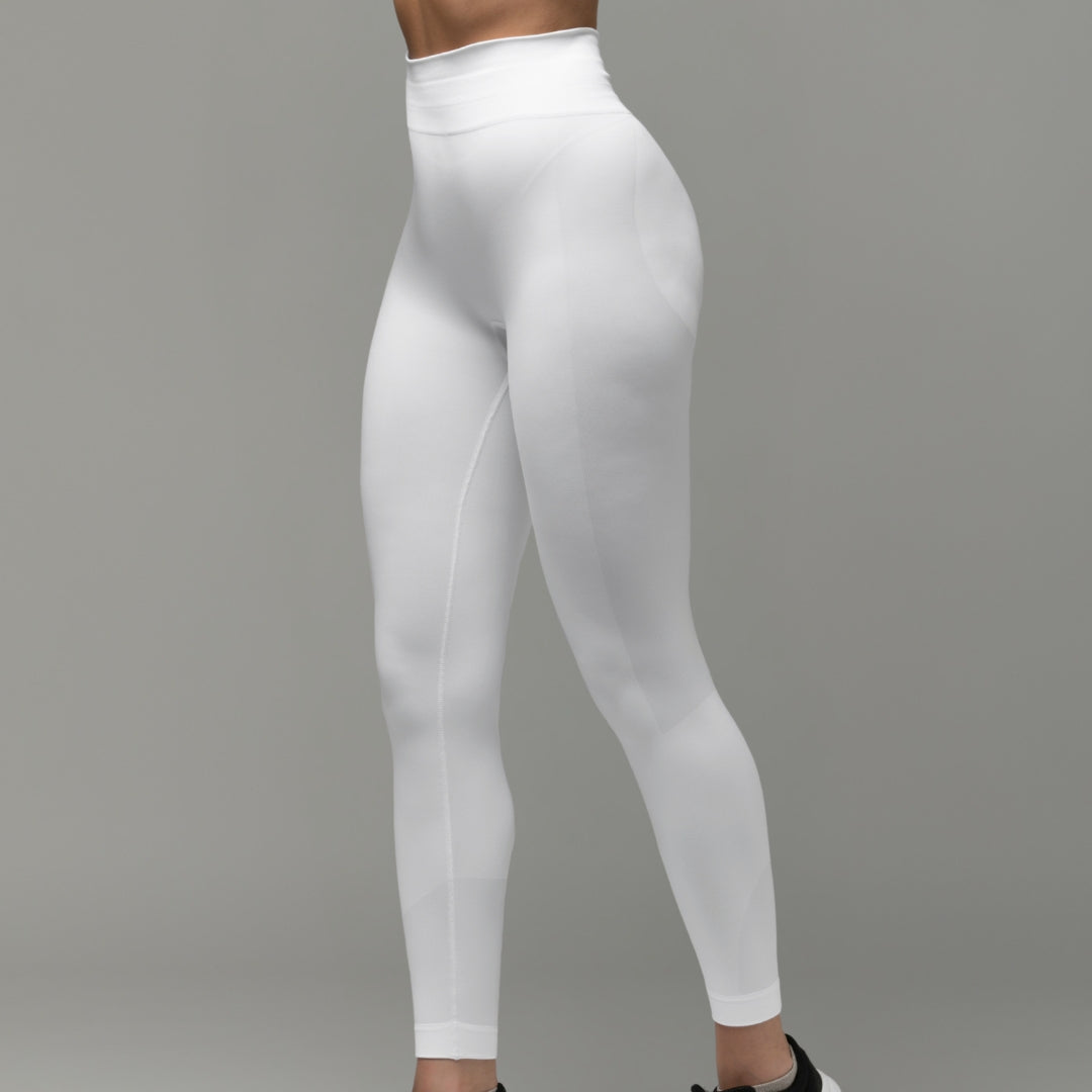 Leggings push-up blancos de ajuste perfecto