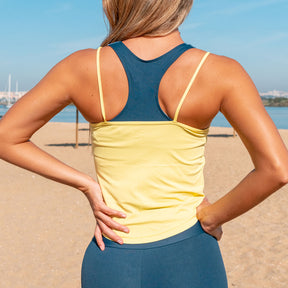 Fitness Yellow Tank Top