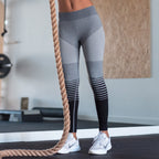 Gray Zebra Leggings