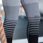 Gray Zebra Leggings