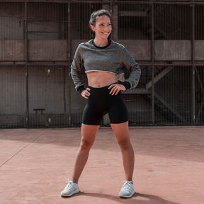 Run Black Shorts