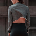 Crop Primavera Negro