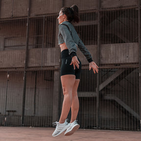 Run Black Shorts