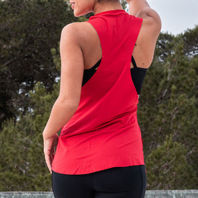 black gym tank top