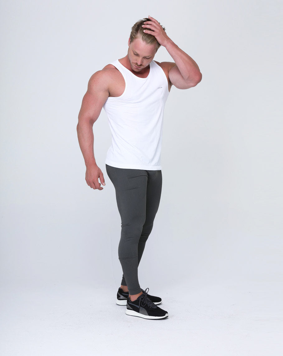 Marathon White Tank Top